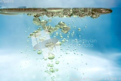 Image of water oil bubbles background