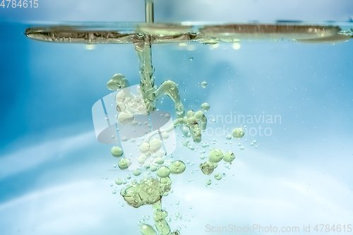 Image of water oil bubbles background