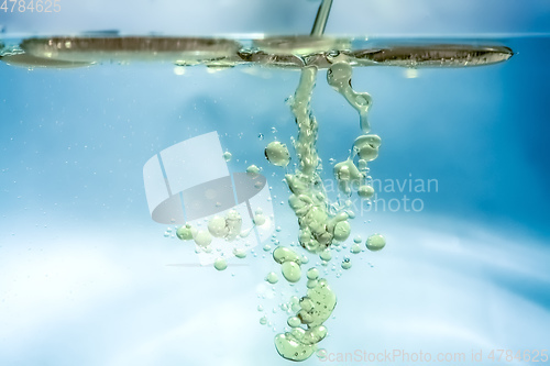 Image of water oil bubbles background