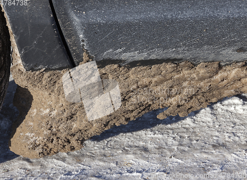 Image of Dirty car, winter