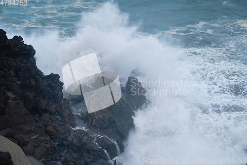 Image of natural swimming pools on Tenerife island