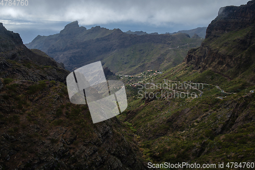 Image of view on Teno Mountains