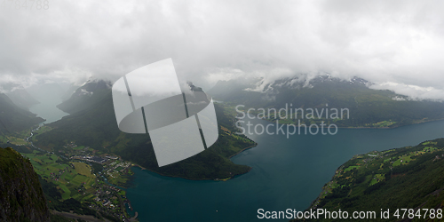 Image of View from Hoven Mountain, Nordfjord, Norway