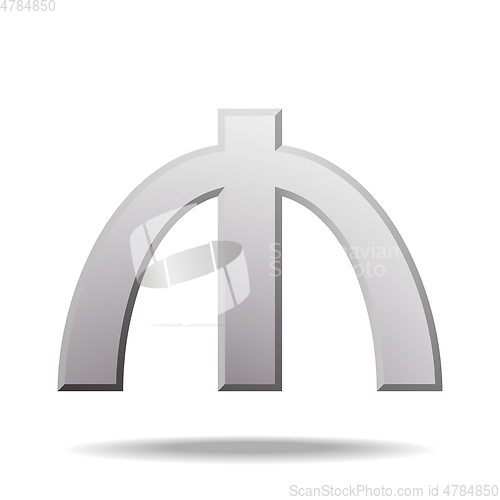 Image of Azerbaijani manat currency symbol
