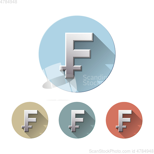 Image of Swiss Franc currency symbol