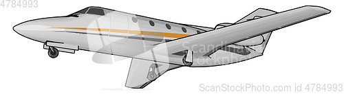 Image of Aerolpane common forms of transportation vector or color illustr