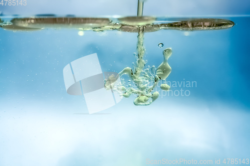 Image of water oil bubbles background