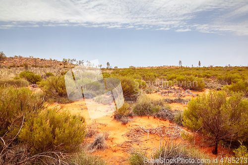 Image of landscape scenery of the Australia outback