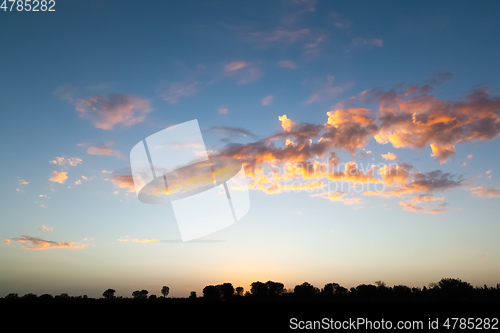 Image of landscape scenery of the Australia outback