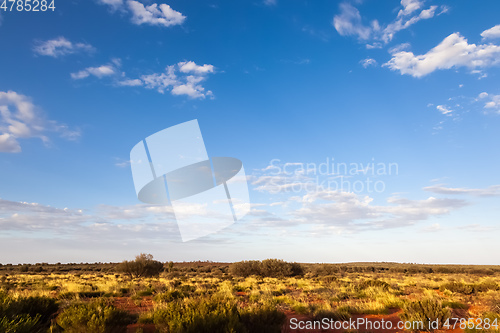 Image of landscape scenery of the Australia outback