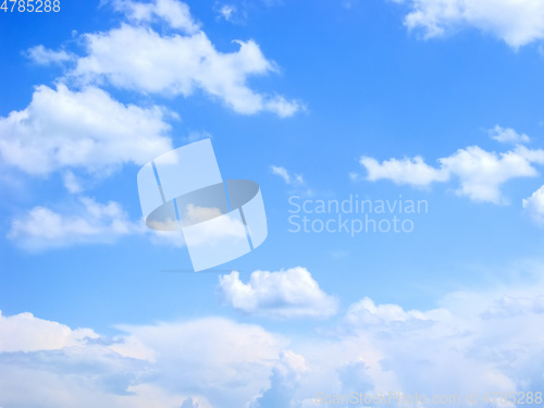 Image of blue sky background texture