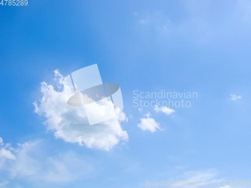 Image of blue sky background texture