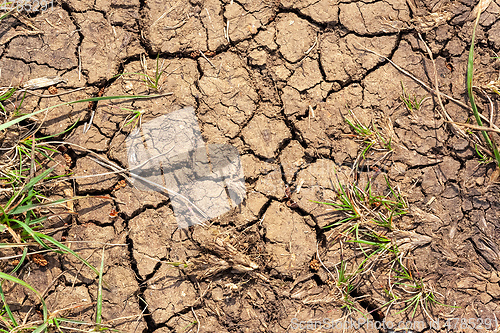 Image of dry earth global warming texture background