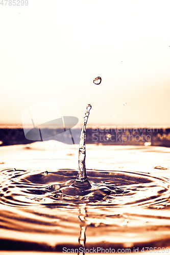 Image of water drop background