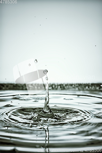 Image of black water drop background