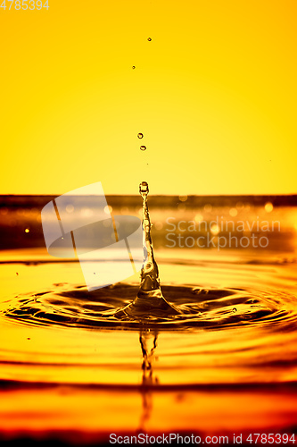 Image of water drop background