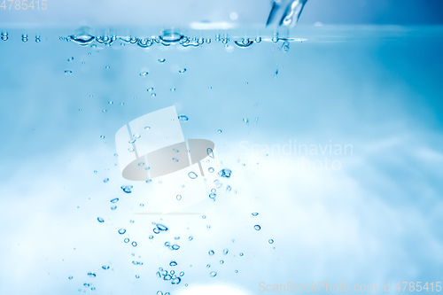 Image of water air bubbles background