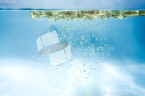 Image of water oil bubbles background