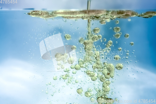 Image of water oil bubbles background