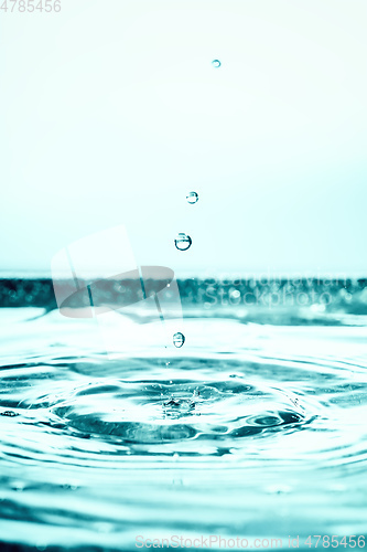 Image of water drop background
