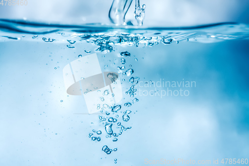 Image of water air bubbles background