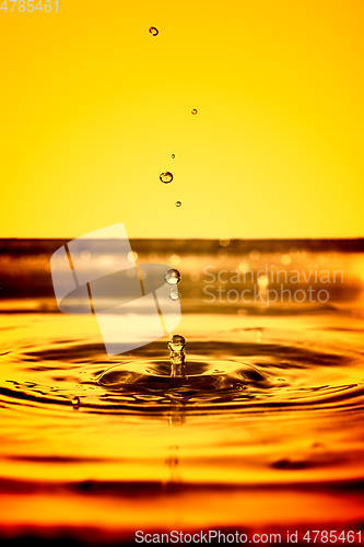 Image of water drop background