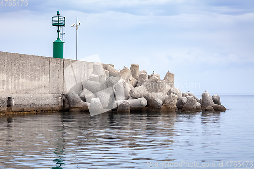 Image of milazzo sicily italy sea view