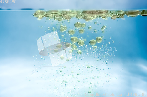 Image of water oil bubbles background