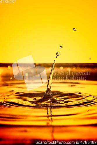 Image of water drop background