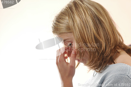 Image of Sad woman