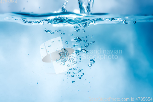 Image of water air bubbles background