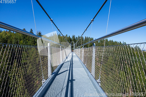 Image of cable bridge at Bad Wildbad south Germany