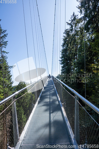 Image of cable bridge at Bad Wildbad south Germany