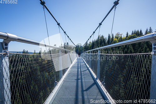 Image of cable bridge at Bad Wildbad south Germany