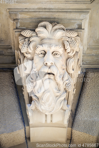 Image of sculpture male face