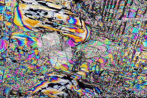 Image of liquid fertilizer microcrystals