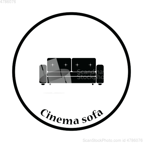 Image of Cinema sofa icon