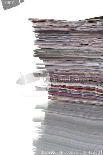 Image of Stack of magazines