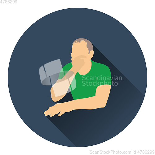 Image of Thinking man icon