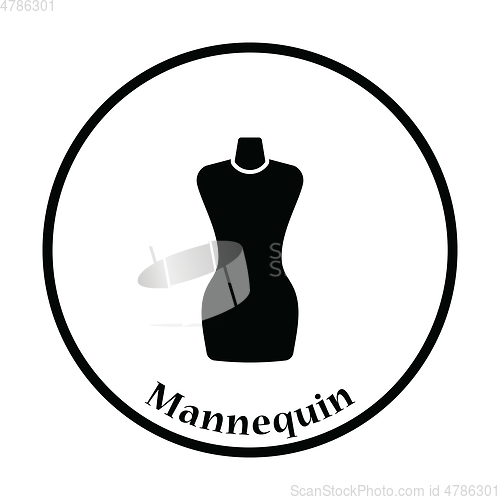 Image of Tailor mannequin icon