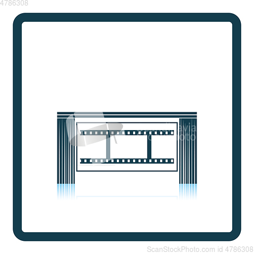 Image of Cinema theater auditorium icon