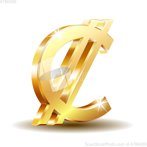 Image of Costa Rican and Salvadoran colon currency symbol