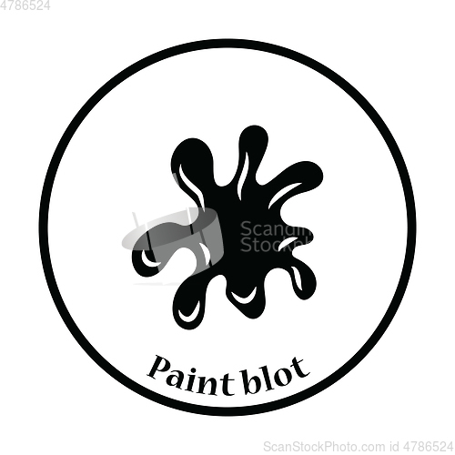 Image of Paint blot icon