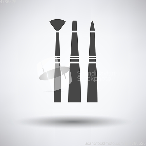 Image of Paint brushes set icon