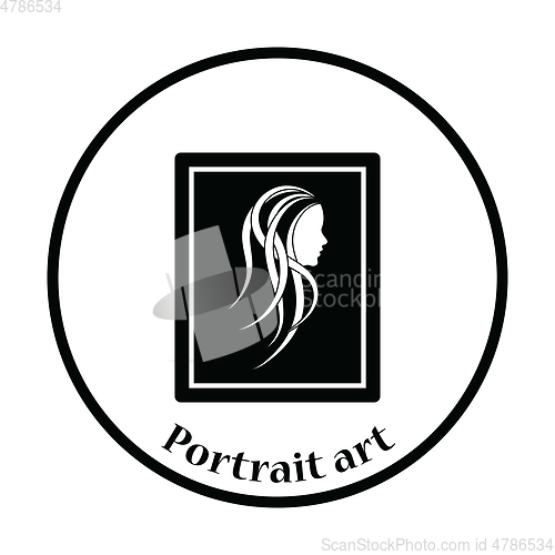 Image of Portrait art icon