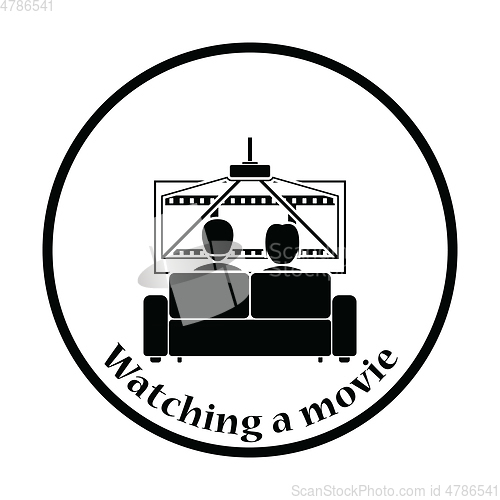 Image of Cinema sofa icon