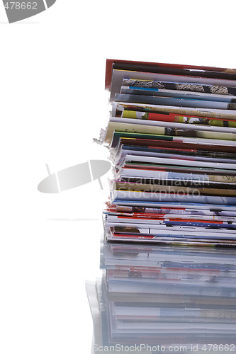 Image of Stack of magazines