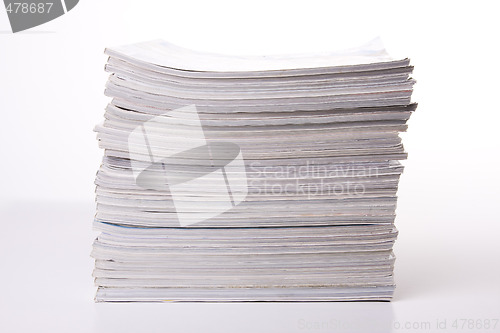 Image of Stack of magazines