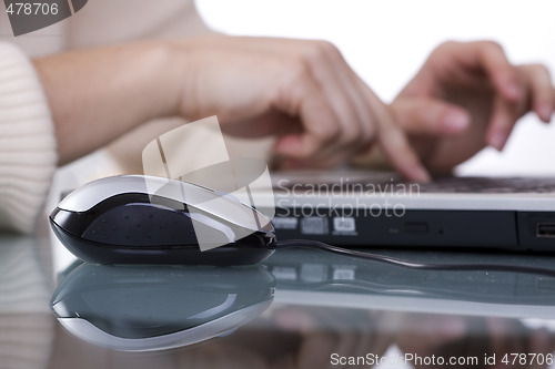 Image of Woman working
