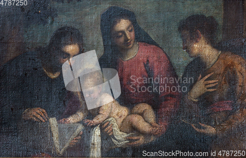 Image of Blessed Virgin Mary with baby Jesus